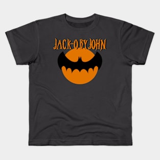 Bat With Orange Moon Kids T-Shirt